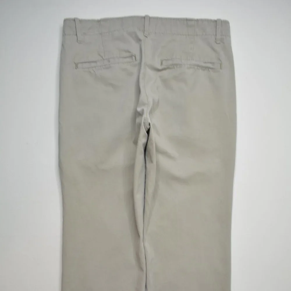 Gap Sz 29 x 27 Boys LIVED IN STRAIGHT Tan COTTON Khaki CHINO Trouser Dress PANTS